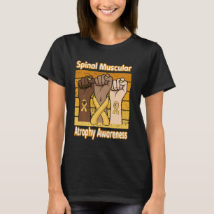 SMA Warrier Awareness Retro Rückenmark Muskel Atro T-Shirt