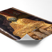 Smagagd-Buddha-Statue Poster (Ecke)