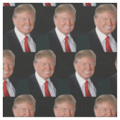 SMahlen Foto Präsident Donald Trump Stoff (Nahaufnahme)