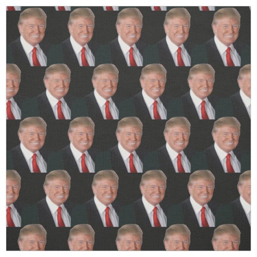 SMahlen Foto Präsident Donald Trump Stoff (Muster)