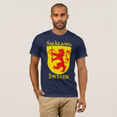 Småland, Schweden (Sverige) T-Shirt (Vorne ganz)