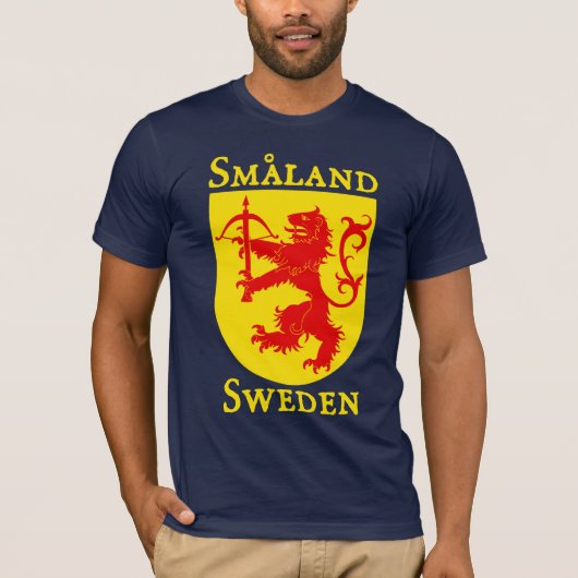 Småland, Schweden (Sverige) T-Shirt (Vorderseite)