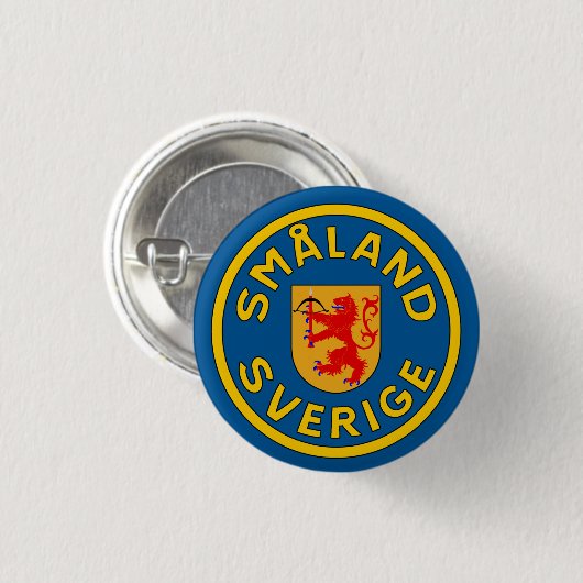 Småland (Sverige) Button (Vorne & Hinten)