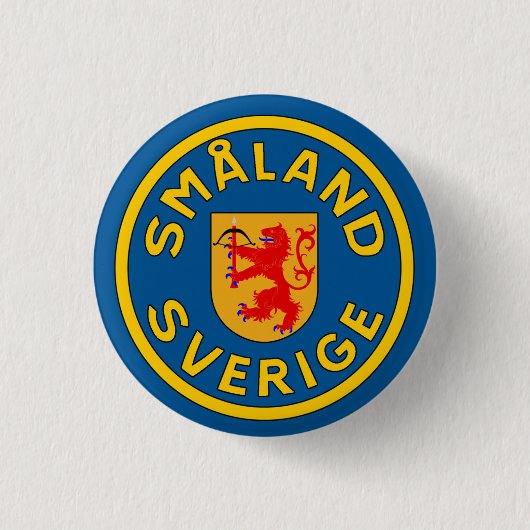 Småland (Sverige) Button (Vorderseite)