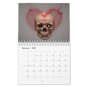 Small 2026 Skull Art Calendar Kalender (Feb 2027)