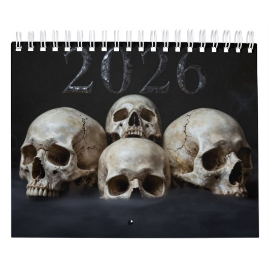 Small 2026 Skull Art Calendar Kalender (Titelbild)