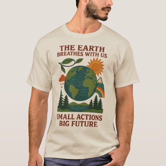 Small Actions Big Future T-Shirt (Vorderseite)