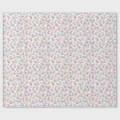 Small and precious light pink pattern wrapper geschenkpapier (Flach)