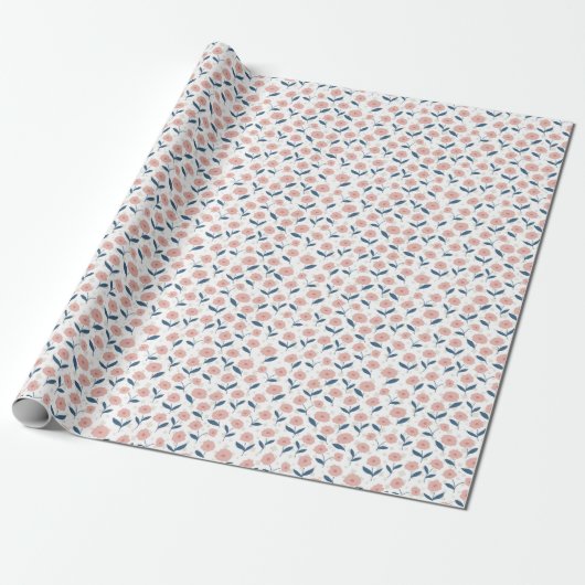 Small and precious light pink pattern wrapper geschenkpapier (Ungerollt)