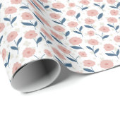 Small and precious light pink pattern wrapper geschenkpapier (Rolleneckpunkt)