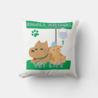 Small Animal Vet Life – Vet Dog and Cat Design Kissen