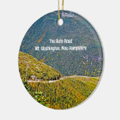Small Auto Road Mt. Washington Keramik Ornament (Links)