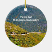 Small Auto Road Mt. Washington Keramik Ornament (Hinten)