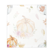 Small Autumn Paper for Notes & Lists Notizblock (Vorderseite)