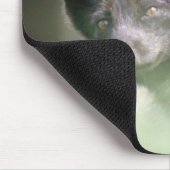 Small Black Wolf Mousepad (Ecke)