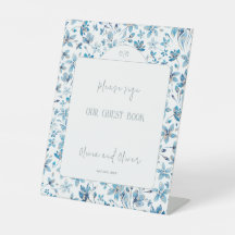 Small Blue Flowers Gästebuch