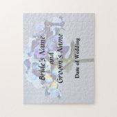 Small Blue Hydrangea Hochzeitsprodukte Puzzle (Vertikal)