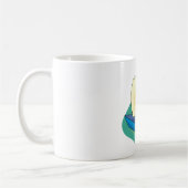 Small Blue Sail Boat Kaffeetasse (Links)