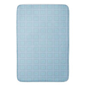 Small blue squares. badematte (Vorderseite Vertikal)