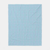Small blue squares. fleecedecke (Vorderseite)