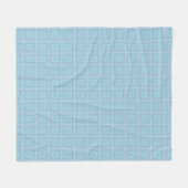 Small blue squares. fleecedecke (Vorderseite (Horizontal))
