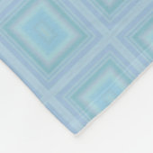 Small blue squares. fleecedecke (Ecke)