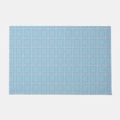 Small blue squares. fußmatte (Vorderseite)