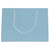 Small blue squares. große geschenktüte (Vorderseite)