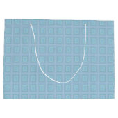 Small blue squares. große geschenktüte (Rückseite)