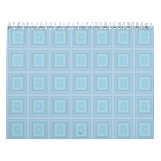 Small blue squares. kalender (Titelbild)