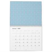 Small blue squares. kalender (Jan 2027)