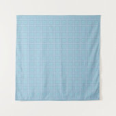 Small blue squares. wandteppich (Vorderseite (Horizontal))