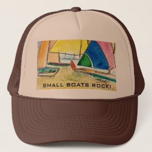 Small Boats Rock - Segel Hut Truckerkappe