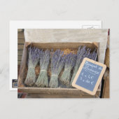 Small bouquets of lavender postkarte (Vorne/Hinten)