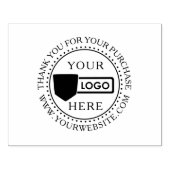 Small Business Custom Wood Art Stamp with Logo Gummistempel (Prägung)