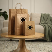 Small Business Custom Wood Art Stamp with Logo Gummistempel