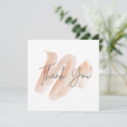 Small Business Danke Karte (Stehend Vorderseite)