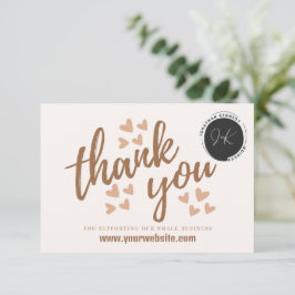 Small Business Danke Karte