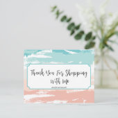 Small Business Danke Karte (Stehend Vorderseite)