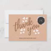 Small Business Danke Karte (Vorderseite)