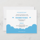 Small Business Danke Karte (Rückseite)