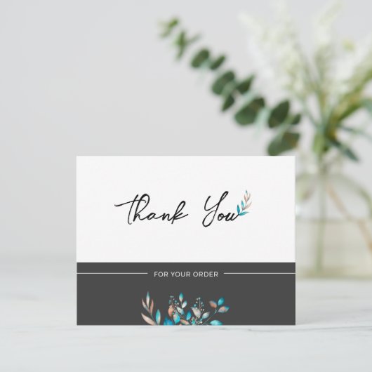 Small Business Danke Karte (Stehend Vorderseite)