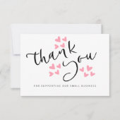 Small Business Danke Karte (Vorderseite)