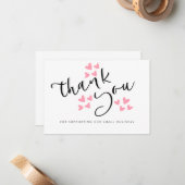 Small Business Danke Karte (Vorderseite/Rückseite Beispiel)