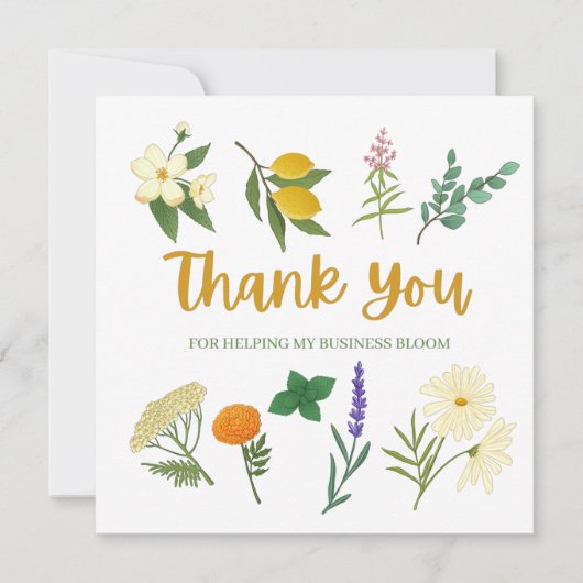 Small Business Dankeschön Karten (Vorderseite)