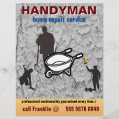 Small Business Home Repair Handyman Service Flyer (Vorderseite)