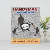 Small Business Home Repair Handyman Service Flyer (Stehend Vorderseite)