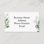 Small Business Loyalty Card Customizable Visitenkarte (Rückseite)