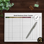 Small Business Order Tracking  Notizblock