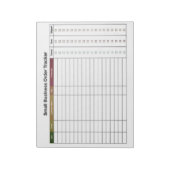 Small Business Order Tracking  Notizblock (Rotiert)